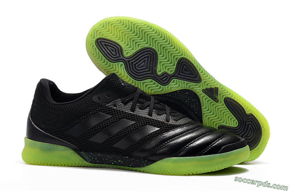 Adidas Copa Tango 20.1 IC Low-Tops Football Shoes - Black/Yellow 1