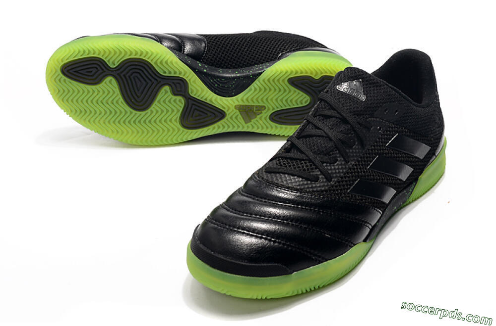 Adidas Copa Tango 20.1 IC Low-Tops Football Shoes - Black/Yellow 3