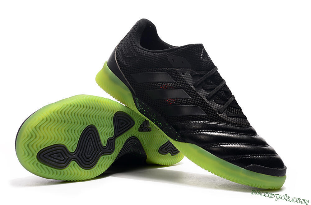 Adidas Copa Tango 20.1 IC Low-Tops Football Shoes - Black/Yellow 5