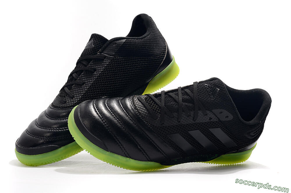 Adidas Copa Tango 20.1 IC Low-Tops Football Shoes - Black/Yellow 6