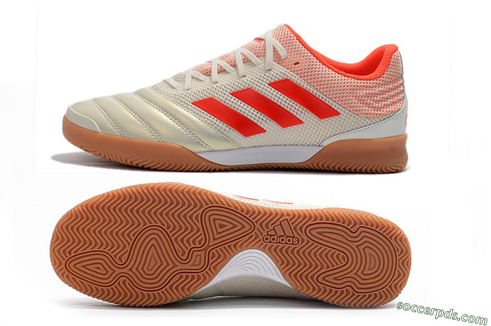 Adidas Copa Tango 20.1 IC Low-Tops Football Shoes - White/Red 0