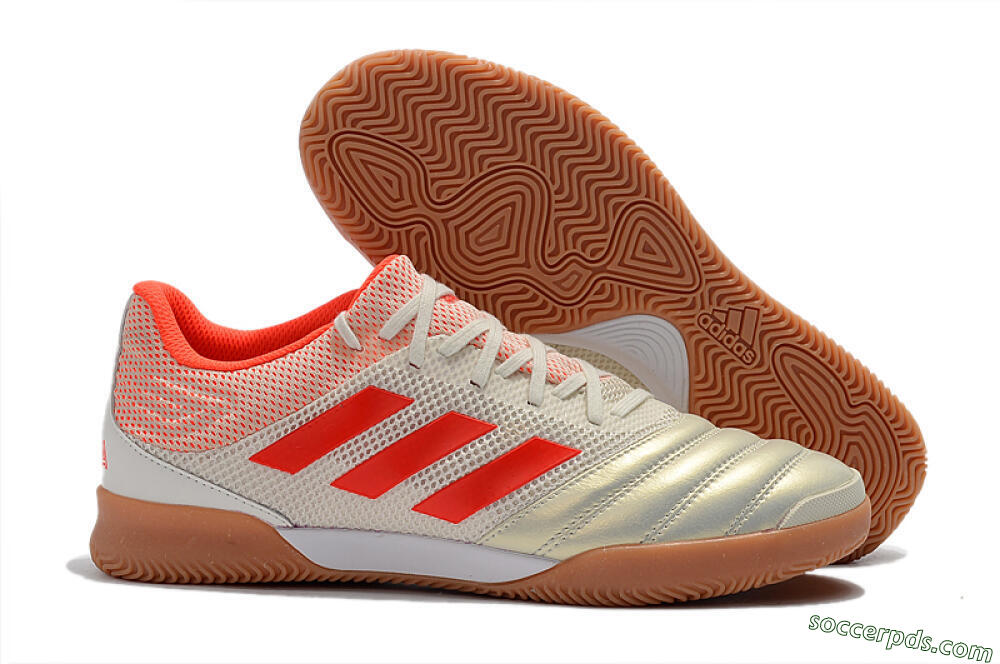 Adidas Copa Tango 20.1 IC Low-Tops Football Shoes - White/Red 1