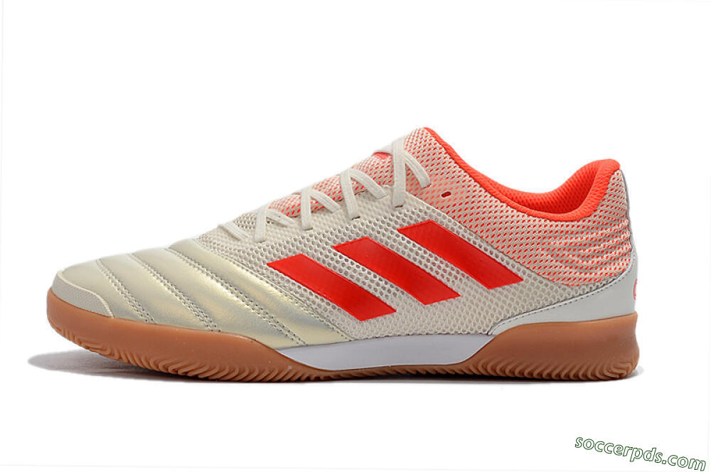 Adidas Copa Tango 20.1 IC Low-Tops Football Shoes - White/Red 2