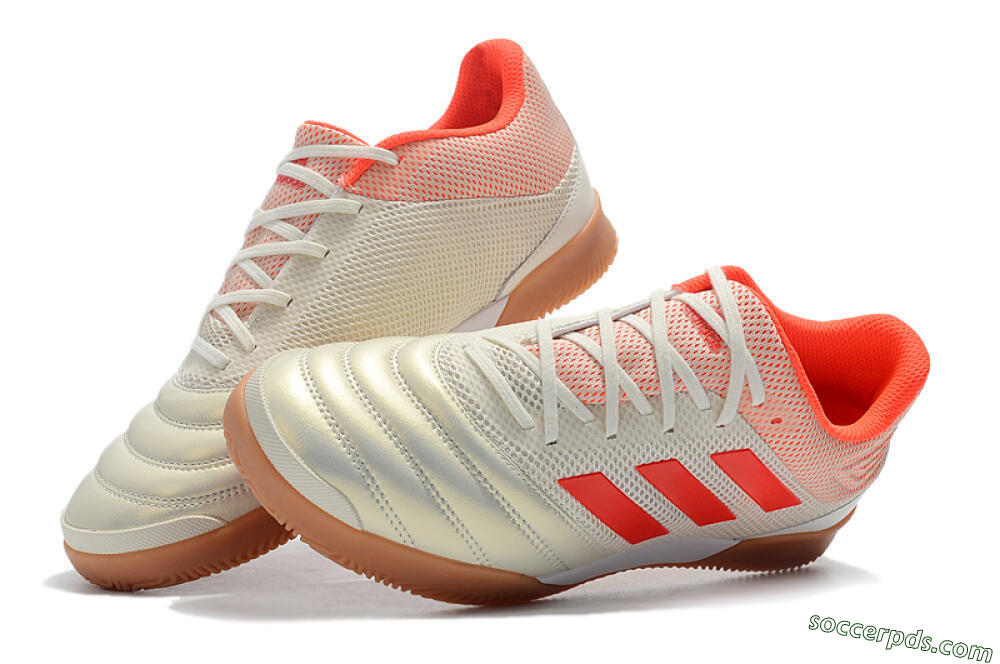 Adidas Copa Tango 20.1 IC Low-Tops Football Shoes - White/Red 6