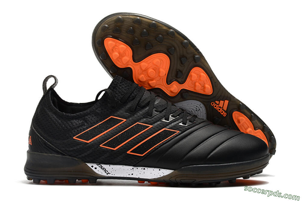 Adidas Copa Tango 20.1 TF Low-Tops Football Shoes - Black/Orange/White 1