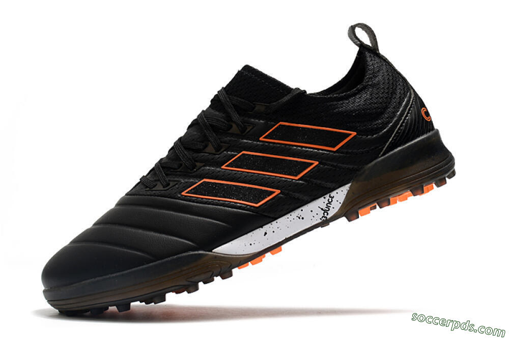 Adidas Copa Tango 20.1 TF Low-Tops Football Shoes - Black/Orange/White 5