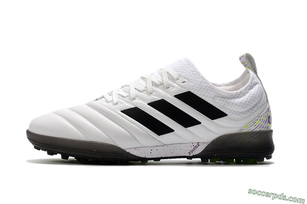 Adidas Copa Tango 20.1 TF Low-Tops Football Shoes - White/Black 2