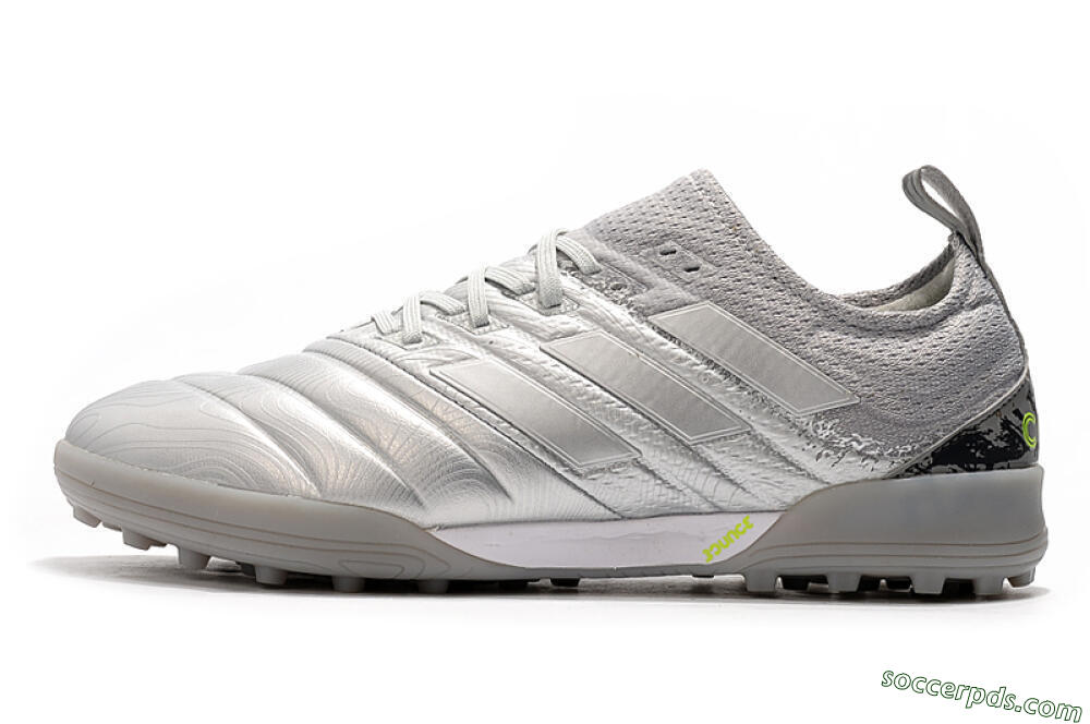 Adidas Copa Tango 20.1 TF Low-Tops Football Shoes - Silver/Black 2