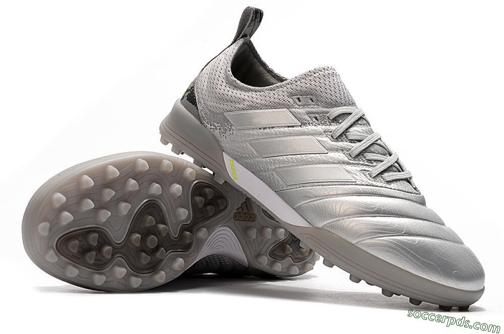 Adidas Copa Tango 20.1 TF Low-Tops Football Shoes - Silver/Black 4