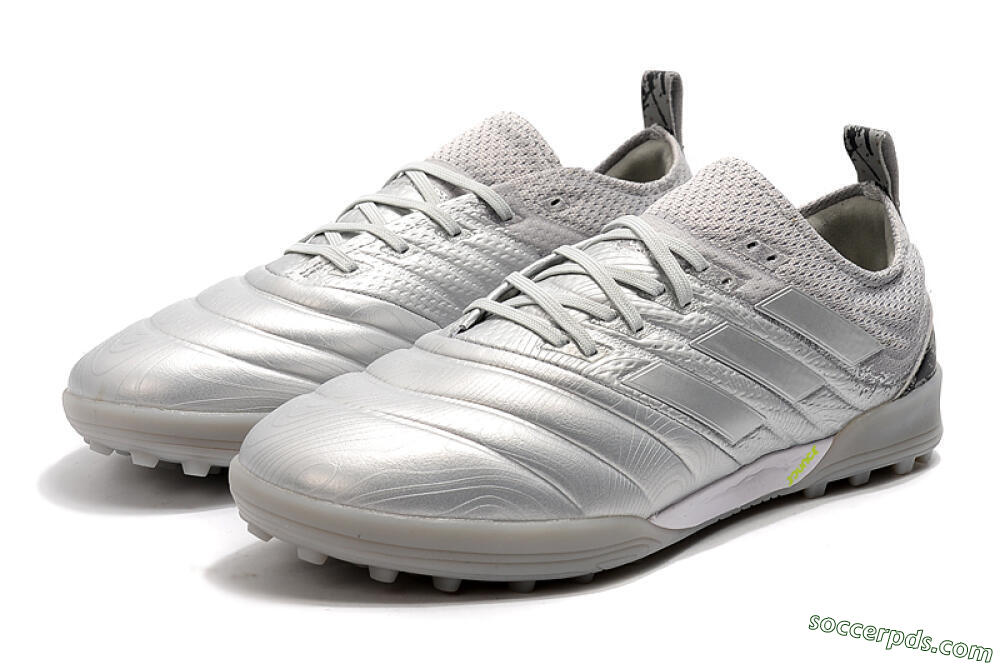 Adidas Copa Tango 20.1 TF Low-Tops Football Shoes - Silver/Black 5