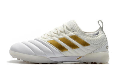 Adidas Copa Tango 20.1 TF Low-Tops Football Shoes - White/Beige/Gold