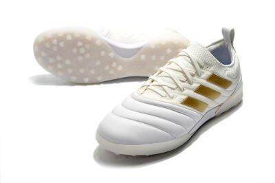 Adidas Copa Tango 20.1 TF Low-Tops Football Shoes - White/Beige/Gold