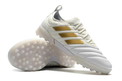 Adidas Copa Tango 20.1 TF Low-Tops Football Shoes - White/Beige/Gold