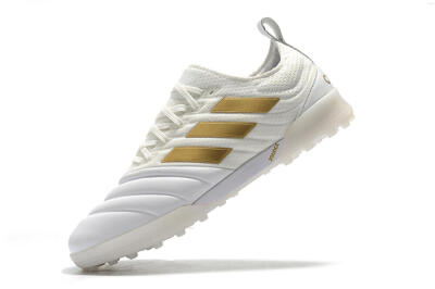 Adidas Copa Tango 20.1 TF Low-Tops Football Shoes - White/Beige/Gold