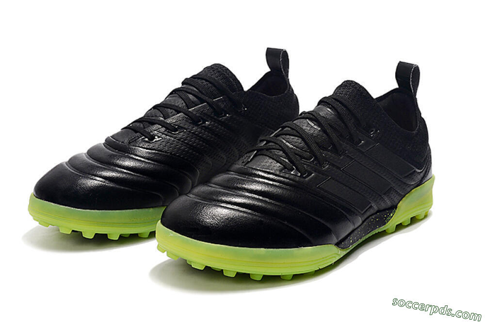 Adidas Copa Tango 20.1 TF Low-Tops Football Shoes - Black/Yellow 5