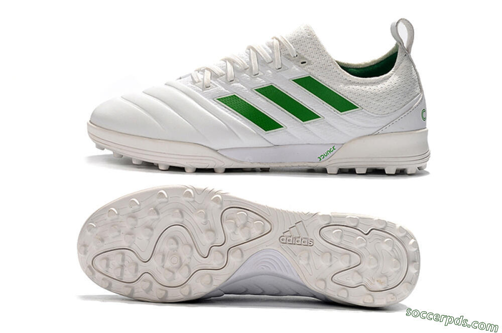 Adidas Copa Tango 20.1 TF Low-Tops Football Shoes - White/Green 0
