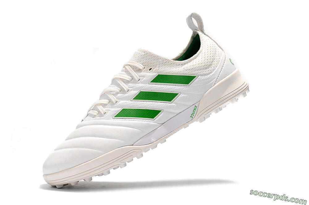 Adidas Copa Tango 20.1 TF Low-Tops Football Shoes - White/Green 8