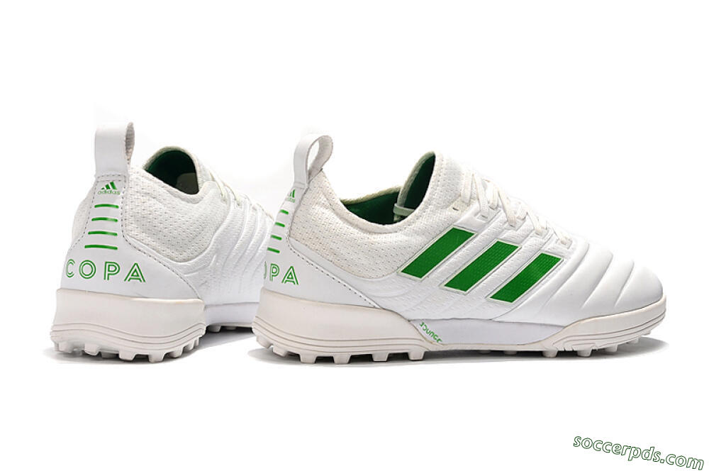 Adidas Copa Tango 20.1 TF Low-Tops Football Shoes - White/Green 9