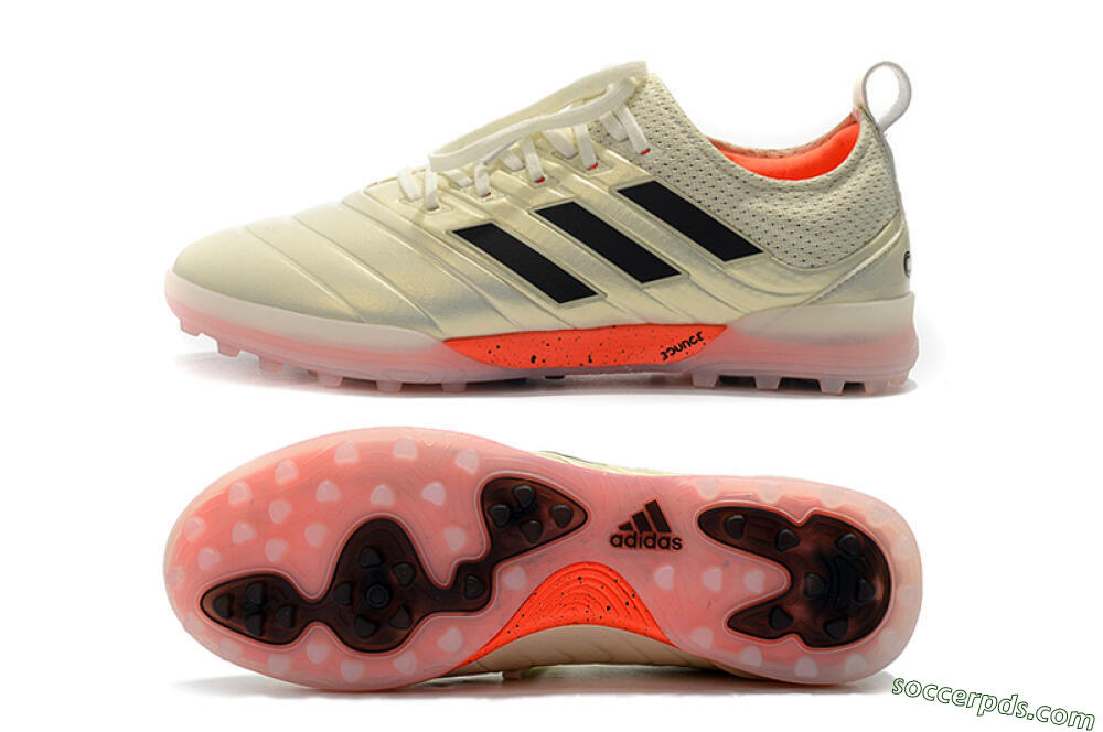 Adidas Copa Tango 20.1 TF Low-Tops Football Shoes - Beige/Black/Red 0