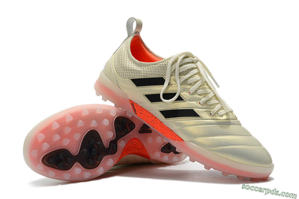 Adidas Copa Tango 20.1 TF Low-Tops Football Shoes - Beige/Black/Red 4