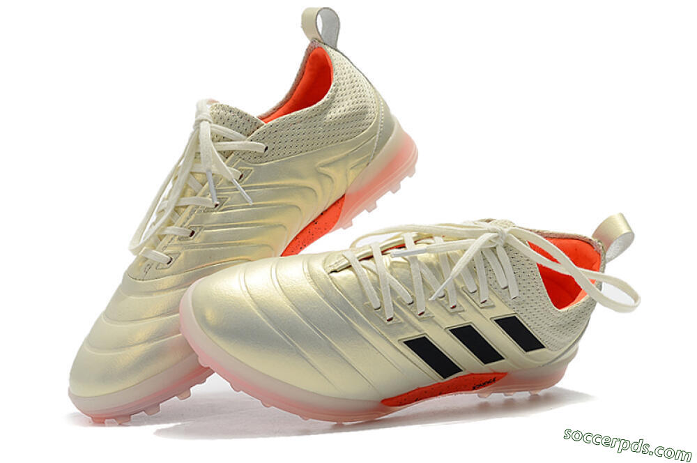 Adidas Copa Tango 20.1 TF Low-Tops Football Shoes - Beige/Black/Red 6