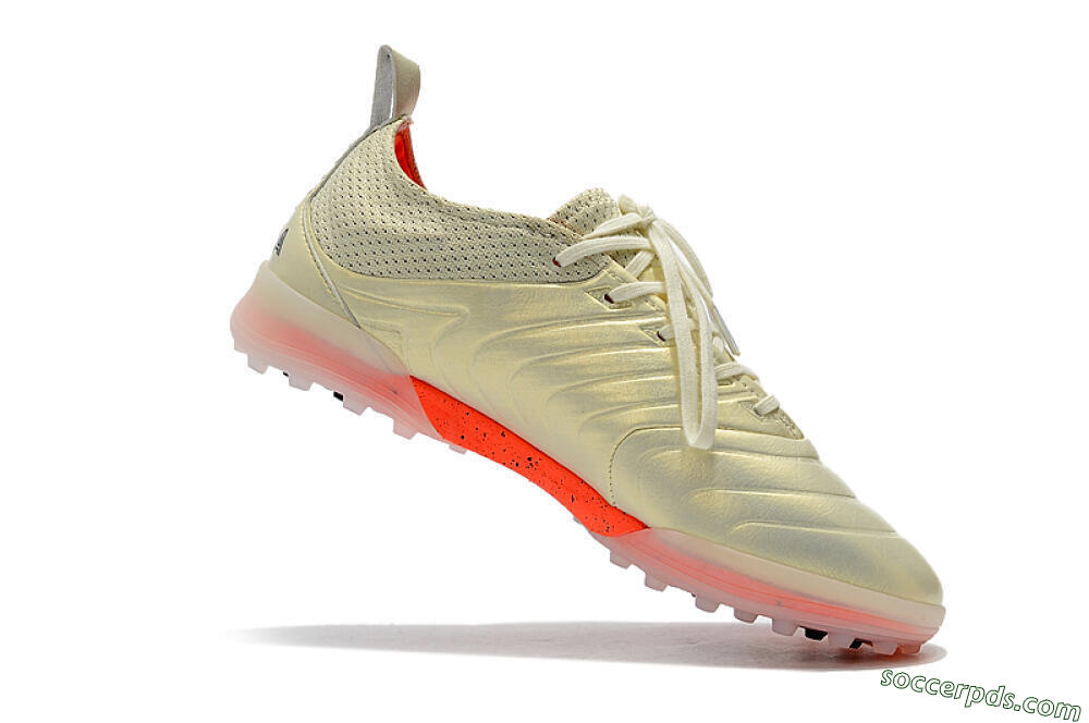 Adidas Copa Tango 20.1 TF Low-Tops Football Shoes - Beige/Black/Red 7