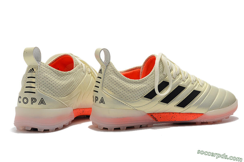 Adidas Copa Tango 20.1 TF Low-Tops Football Shoes - Beige/Black/Red 9