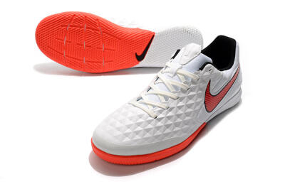 NIke Tiempo Lunar Legend 8 Pro IC Low-Tops Football Shoes - White/Red/Black