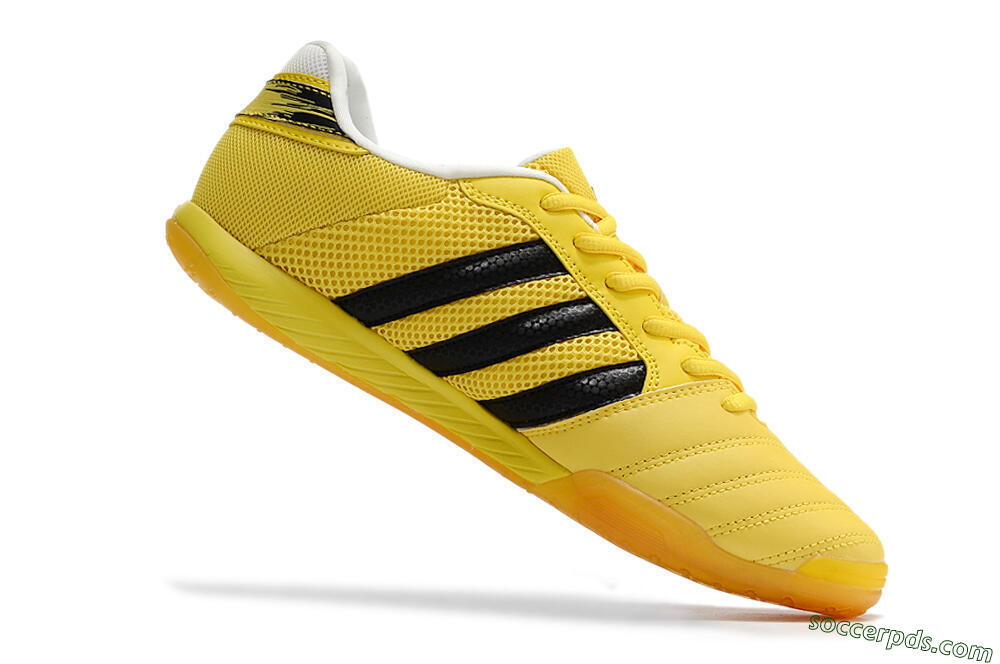Adidas Top Sala IC Low-Tops Football Shoes - Yellow/Black/White 4