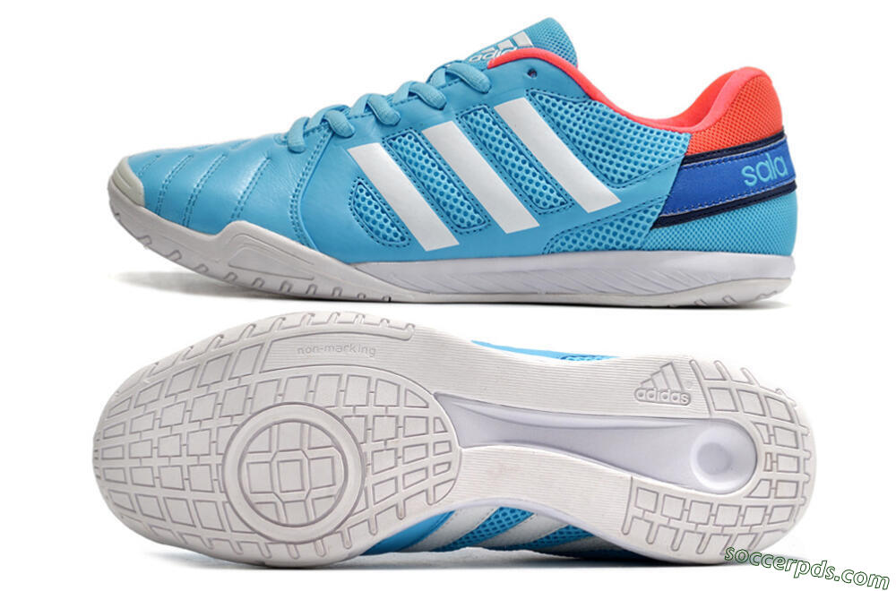 Adidas Top Sala IC Low-Tops Football Shoes - Jade/Red/Blue 0
