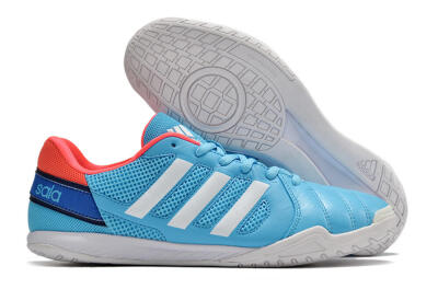 Adidas Top Sala IC Low-Tops Football Shoes - Jade/Red/Blue