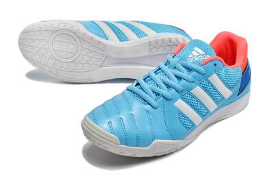 Adidas Top Sala IC Low-Tops Football Shoes - Jade/Red/Blue