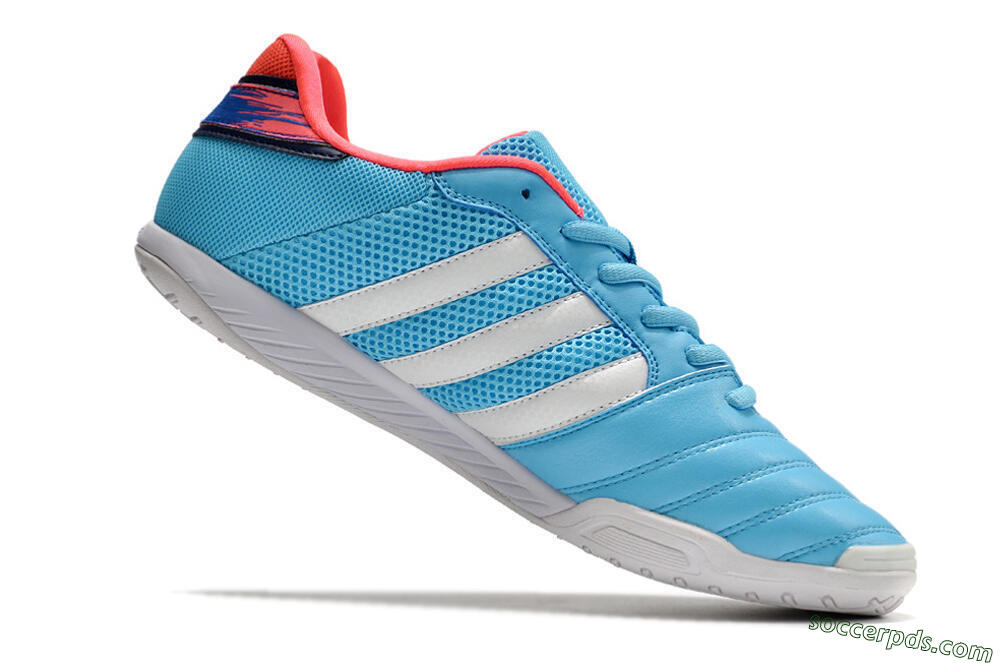 Adidas Top Sala IC Low-Tops Football Shoes - Jade/Red/Blue 4