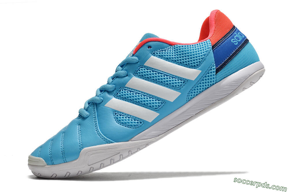 Adidas Top Sala IC Low-Tops Football Shoes - Jade/Red/Blue 5