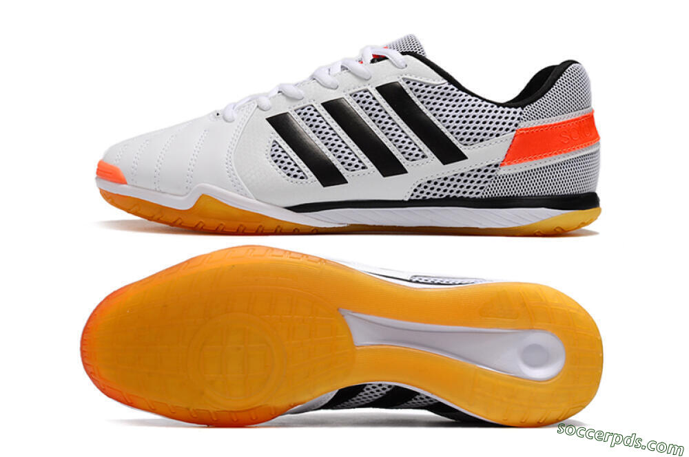 Adidas Top Sala IC Low-Tops Football Shoes - White/Black/Red 0