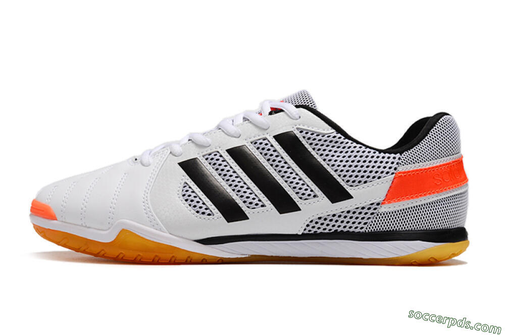 Adidas Top Sala IC Low-Tops Football Shoes - White/Black/Red 2