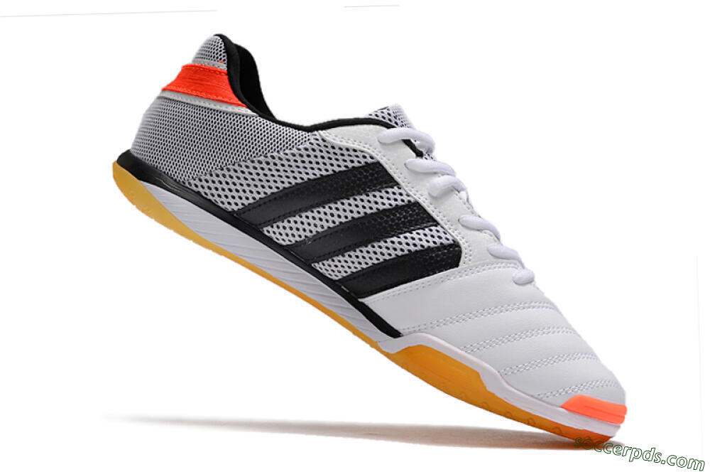 Adidas Top Sala IC Low-Tops Football Shoes - White/Black/Red 4