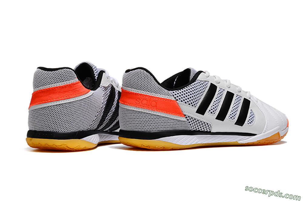Adidas Top Sala IC Low-Tops Football Shoes - White/Black/Red 6
