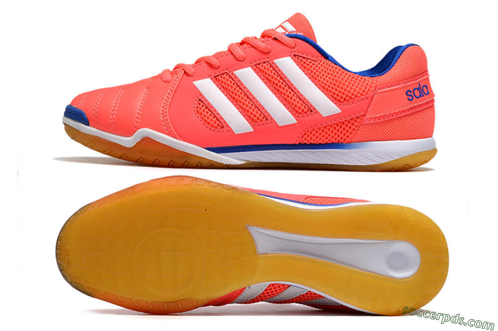 Adidas Top Sala IC Low-Tops Football Shoes - Pink/White/Blue 0