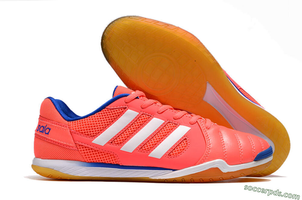 Adidas Top Sala IC Low-Tops Football Shoes - Pink/White/Blue 1