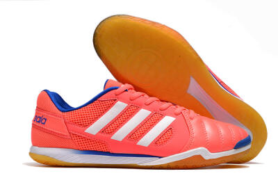 Adidas Top Sala IC Low-Tops Football Shoes - Pink/White/Blue