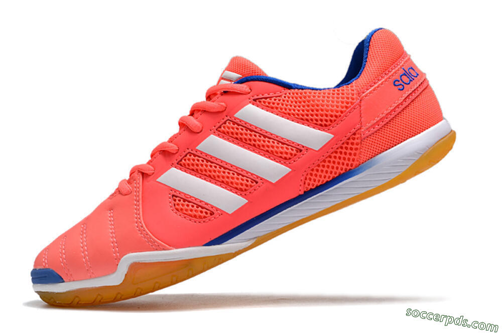 Adidas Top Sala IC Low-Tops Football Shoes - Pink/White/Blue 5