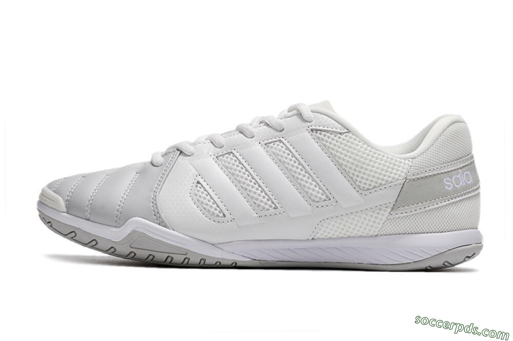 Adidas Top Sala IC Low-Tops Football Shoes - White/Grey 2