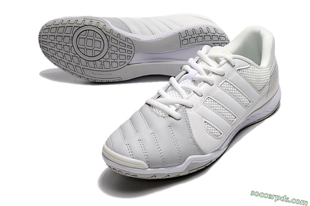 Adidas Top Sala IC Low-Tops Football Shoes - White/Grey 3