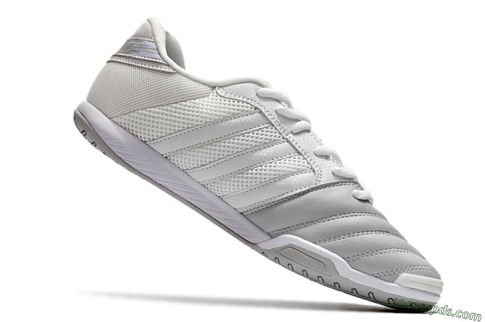 Adidas Top Sala IC Low-Tops Football Shoes - White/Grey 4