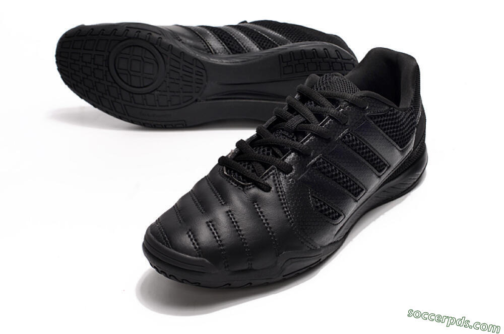 Adidas Top Sala IC Low-Tops Football Shoes - Black/Black 3