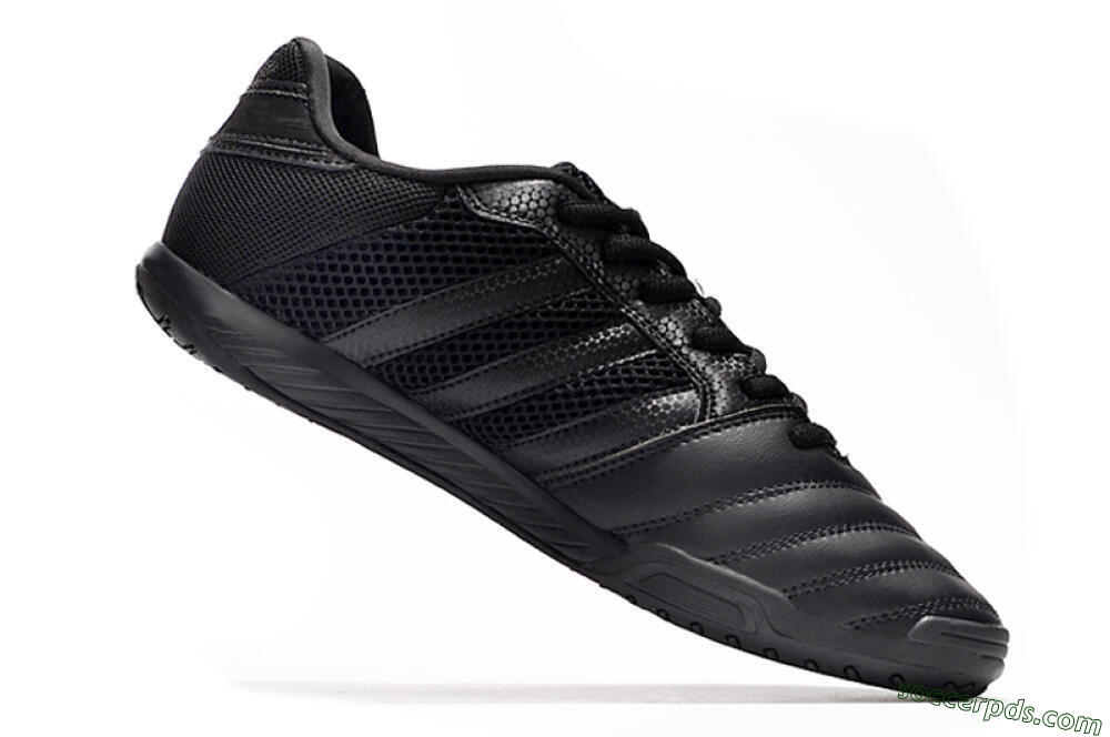 Adidas Top Sala IC Low-Tops Football Shoes - Black/Black 4