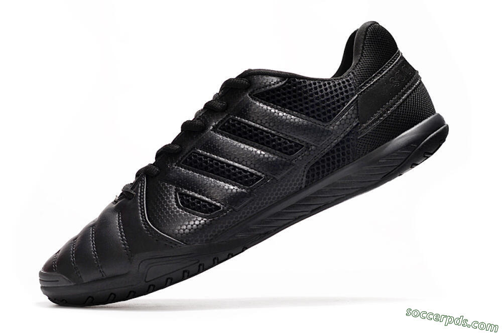 Adidas Top Sala IC Low-Tops Football Shoes - Black/Black 5