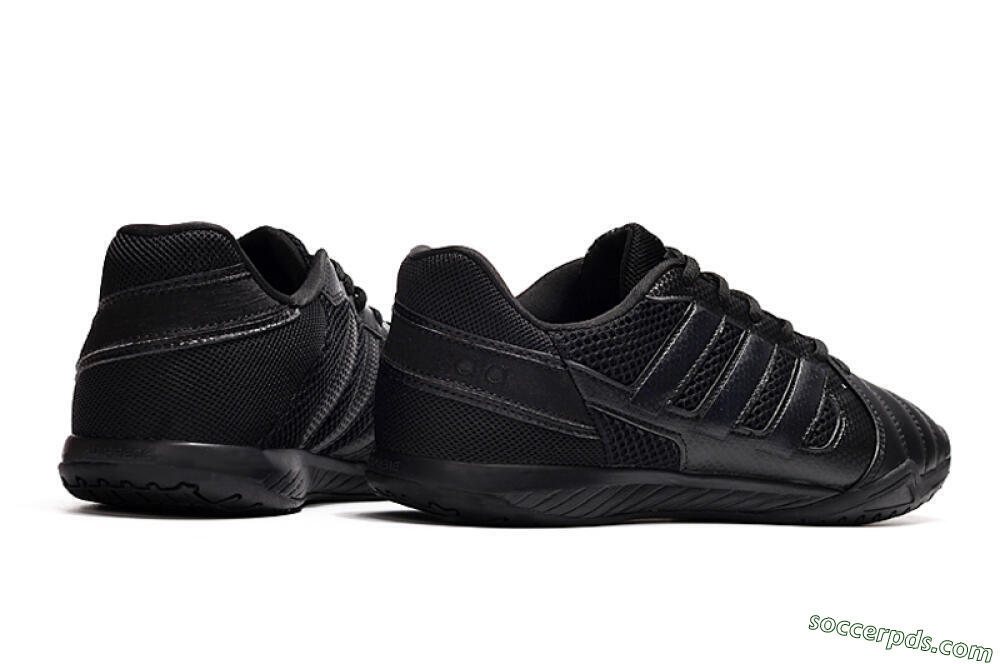 Adidas Top Sala IC Low-Tops Football Shoes - Black/Black 6