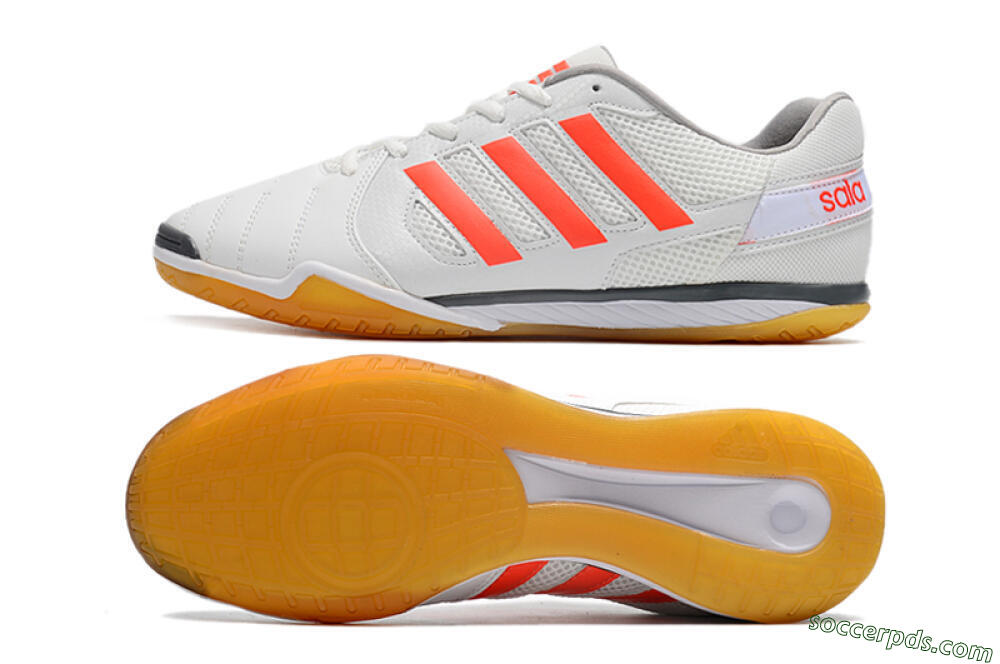 Adidas Top Sala IC Low-Tops Football Shoes - White/Red/Black 0